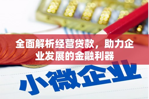 孟州全面解析经营贷款，助力企业发展的金融利器