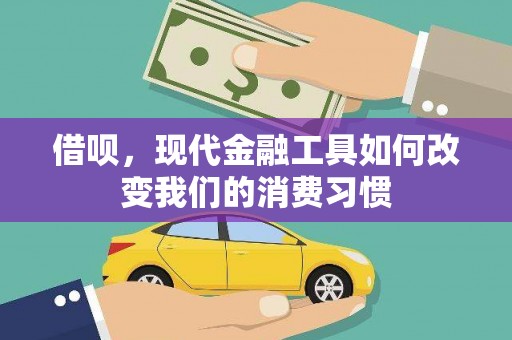 孟州借呗，现代金融工具如何改变我们的消费习惯