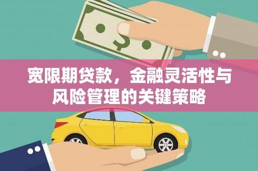 孟州宽限期贷款，金融灵活性与风险管理的关键策略