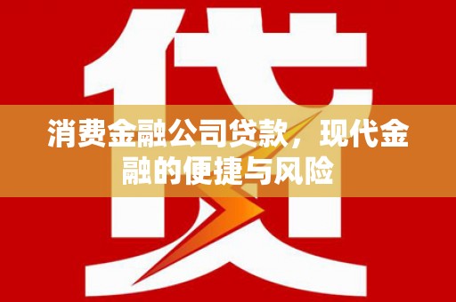 孟州消费金融公司贷款，现代金融的便捷与风险