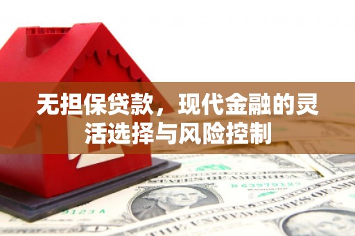 孟州无担保贷款，现代金融的灵活选择与风险控制