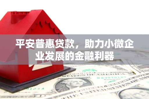 孟州平安普惠贷款，助力小微企业发展的金融利器