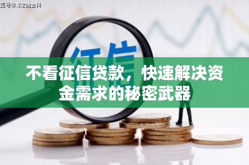 孟州不看征信贷款，快速解决资金需求的秘密武器