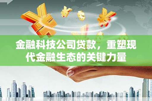 孟州金融科技公司贷款，重塑现代金融生态的关键力量