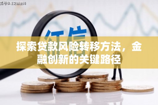 孟州探索贷款风险转移方法，金融创新的关键路径