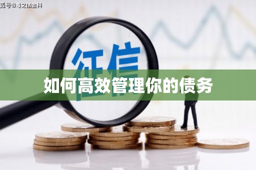 孟州如何高效管理你的债务