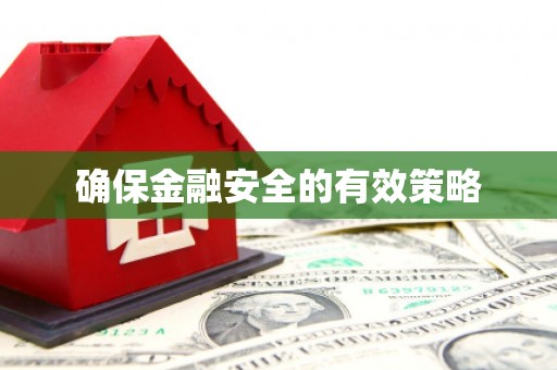 孟州确保金融安全的有效策略