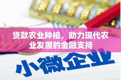 孟州贷款农业种植，助力现代农业发展的金融支持